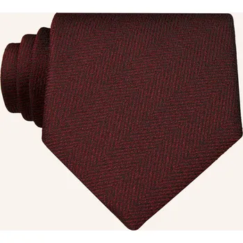 Kravata Boss Pánská Kravata H-Tie, tmavě červená, one size