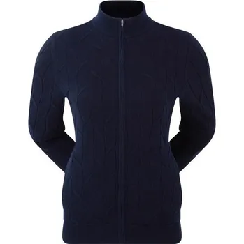 Golf FootJoy Full-Zip Lined dámský svetr, tmavě modrý dámské, M