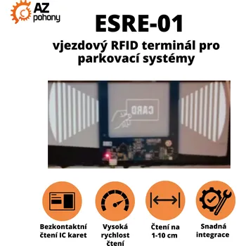 ESRE-01 – vjezdový RFID terminál pro parkovací systémy
