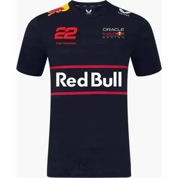 Pánské tričko Týmové tričko Oracle Red Bull Racing s logy sponzorů - Yuki Tsunoda L