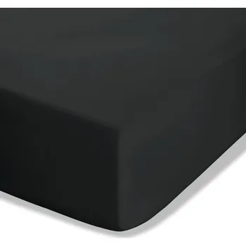 Prostěradlo Černé napínací perkálové prostěradlo 90x190 cm Easy Iron Percale – Catherine Lansfield ID_1800523