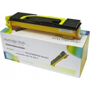 Žlutý toner Cartridge Web Kyocera TK550/TK552
