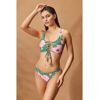 Dámské plavky Oboustranné dvoudílné plavky Maaji Floral Stamp 2 v 1