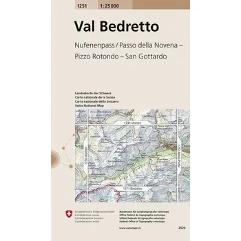 Swisstopo 1 : 25 000 Val Bedretto
