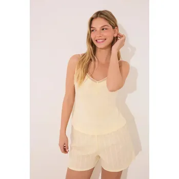 Dámské pyžamo Bavlněné pyžamo women'secret dámské, žlutá barva, bavlněné, 3599208 10X, vel. XL