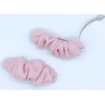 Spona do vlasů scrunchie růžová