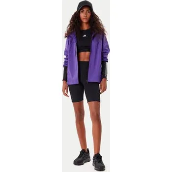 Dámská větrovka adidas by Stella McCartney Běžecká bunda Running JX9082 Fialová Regular Fit L