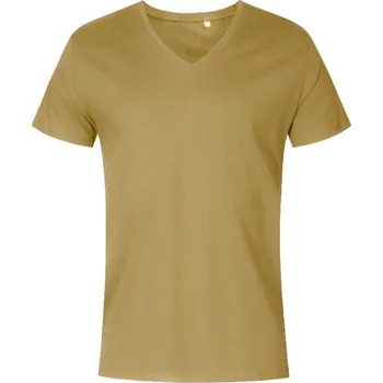 Pánské tričko Promodoro Pánské tričko X.O s výstřihem do V Barva: Olivová, Velikost: XL