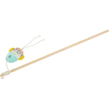 Hračka pro kočku Hračka kočka udice KALI ryba zelená Zolux