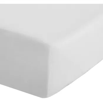 Prostěradlo Bílé napínací perkálové prostěradlo 90x190 cm Easy Iron Percale – Catherine Lansfield ID_1799977