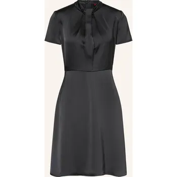 Dámské šaty Hugo Dámské Saténové Šaty Kalerina, černá, 34