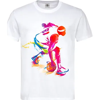 Pánské tričko Tričko Basketbalista Druh: Pánské, Barva: Bílá, Velikost: XL