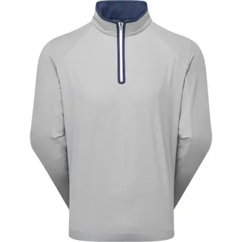 Golf FootJoy TempoSeries Mixed Texture Chill-Out pánská mikina, šedá pánské, XXL