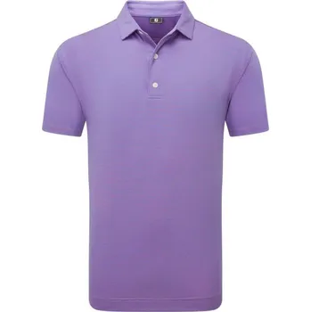 FootJoy Micro Feeder Stripe Lisle pánské polo, marine/pink pánské, 3XL