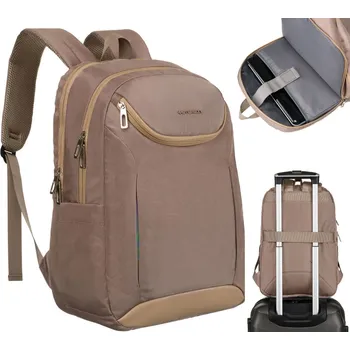 Sportovní batoh Peterson prostorný batoh s přihrádkou na notebook černá