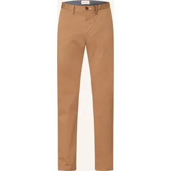 Pánské kalhoty Gant Pánské Chino Kalhoty Regular Fit, koňaková, 34