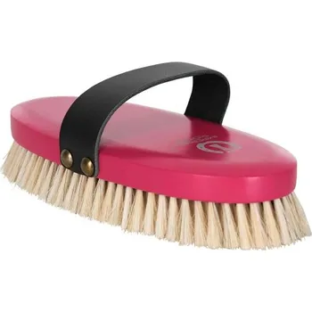 Čištění pro koně Měkký kartáč IRH Neon Pink
