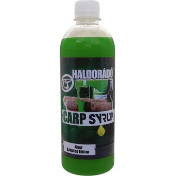 Návnadové aroma HALDORÁDÓ HALDORADO Booster Carp Syrup 0,5l Limited Edition Amur