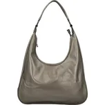 Stylová dámská koženková kabelka na rameno Petrit, stříbrná