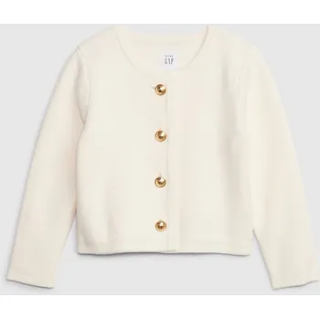 Dívčí svetr GAP Dívčí Baby kardigan GAP Bílá 92 (2452232)