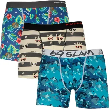 3PACK pánské boxerky 69SLAM fit bamboo mix (PACGCL-BB) S PACGCL-BB Možnost vrácení zboží ZDARMA do 120 dnů!