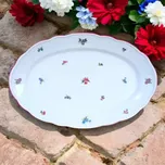 Mísa oválná 35cm Rakouská házenka červená linka Český porcelán Dubí