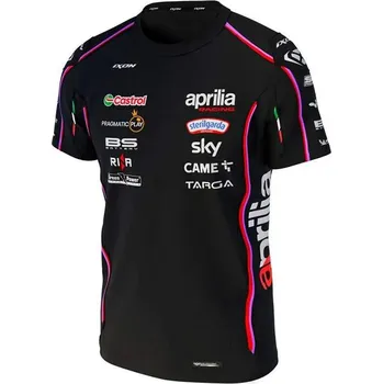Pánské tričko Týmové tričko Aprilia Racing s logy sponzorů L
