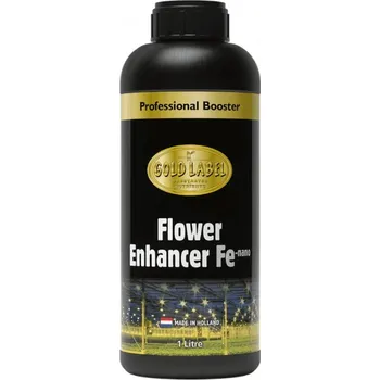 Hnojivo Gold Label Flower Enhancer FE nano 1L (Gold Label Flower Enhancer FE Nano (Bat Boost) je vysoce koncentrovaný květový stimulátor navržený pro maximalizaci výnosů a zlepšení kvality finální sklizně během fáze kvetení.)
