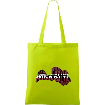 Mapy - názvy měst - Moldávie - Taška bavlněná - 42 x 38 cm ( Limetková )