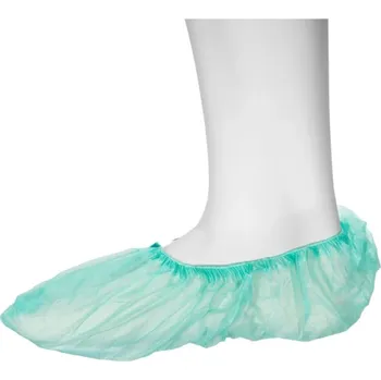 Návleky na obuv CPE ECO, zelená, 100 ks