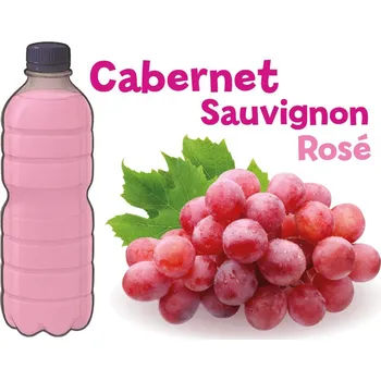 Cabernet Sauvignon rosé 1l (PET lahev) | Rybízák.cz polosladké 11,5% alk.
