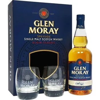 Whisky Glen Moray Elgin Classic 0,7l 40% + 2 skleničky
