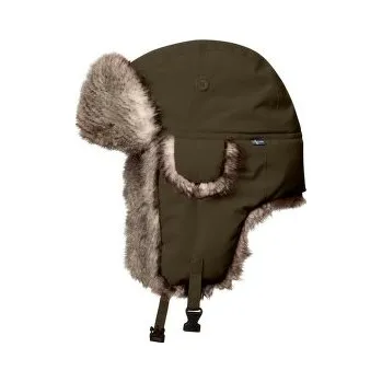 Čepice Fjällräven Varmland Heater Dark Olive hnědá L