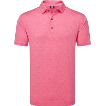 FootJoy Painted Floral Lisle pánské polo, pink lemonade pánské, XXL