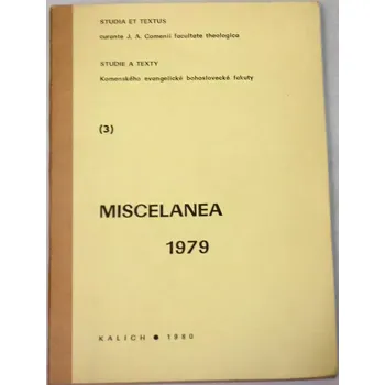 Sv. III. Miscelanea 1979