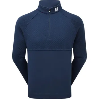 Golf FootJoy Jacquard Thermal Chill-Out pánská mikina, modrá pánské, XXL