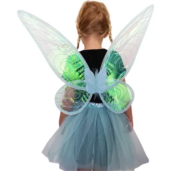Karnevalová maska Kostým na karneval víla tyrkysová
