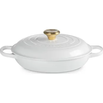 Pánev Le Creuset, Hrnec Gourmet Signature, 26 cm, bílý - Formadore