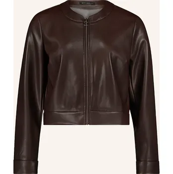 Dámský blejzr Betty Barclay Dámská Bunda Hranatého Střihu V Koženém...