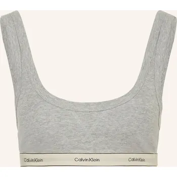 Oblečení a móda Calvin Klein Dámská Bustier Podprsenka Heritage, šedá, 40