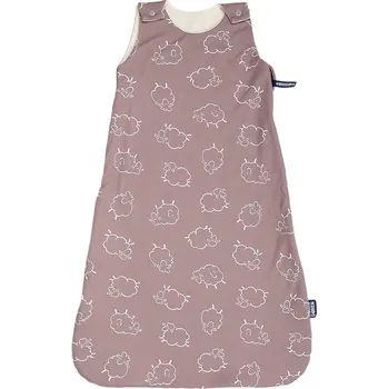 Fusak Kaarsgaren Merino spací pytel 60 cm ovečky hnědé zip na boku