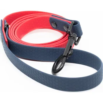 Vodítko pro psa Zlaté Tlapky HEXA vodítko - KLASIK DOUBLE - 3m Délka: 300 cm, Barva 1: Pastelově růžová, Barva 2: Zlatá