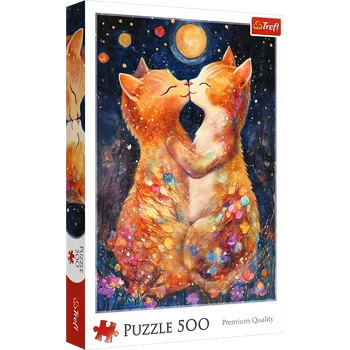 Puzzle Puzzle 500 dílků – polibek v měsíčním svitu Trefl