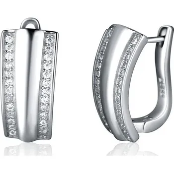 Náušnice Náušnice JVD SVLE2239XJ6BI00 stříbrné