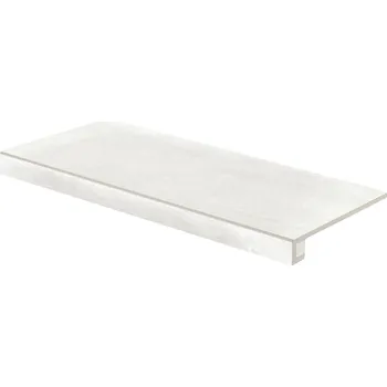 Obklad Rebel, schodová tvarovka, 40x80 cm, bílošedá