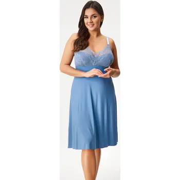 Dámská noční košile AKCENT Noční košilka Badydoll Serenity krátká 40 modrá