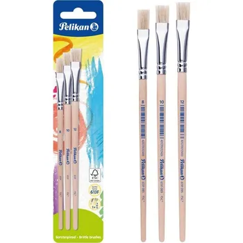 Umělecký štětec Štětinový štětec 613F - č. 8, 10, 12
