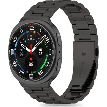 Řemínek na hodinky Tech-Protect | Tech-Protect Stainless reminek na Samsung Galaxy Watch 8 / Classic (40 / 44 / 46mm), cerny