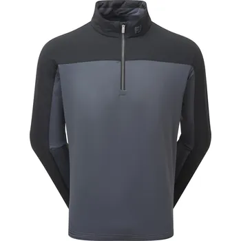 FootJoy ThermoSeries Hybrid Midlayer pánská mikina, šedo/černá pánské, XXL