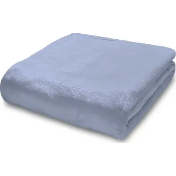 deka Světle modrá deka z mikroplyše 130x170 cm Raschel Velvet – Catherine Lansfield ID_1800313